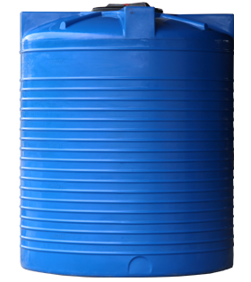 Бак для воды VERT 3000 литров, синий Sterh
