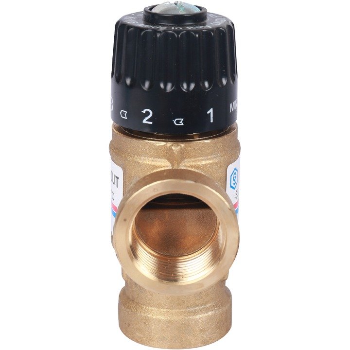 Клапан термостатический смесительный ВР 3/4, 35-60°С, KV 1.6 м3/ч STOUT